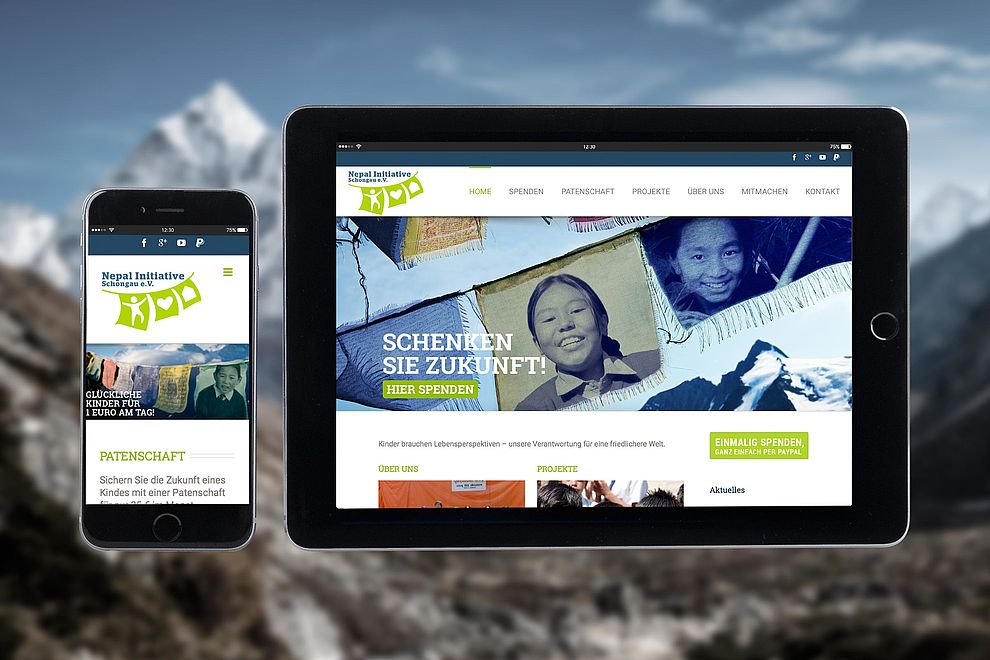 Neue Webseiten für Nepal Initiative und chaYra