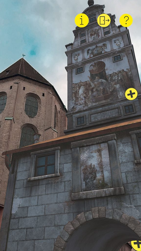 AR-Darstellung Barfüssertor Augsburg