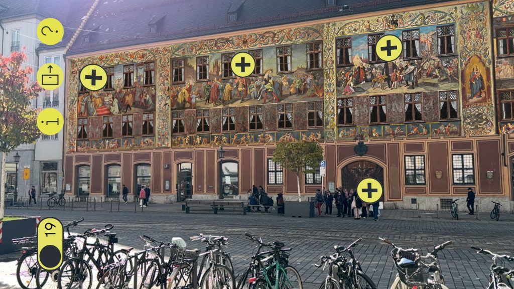 Sichtbar durch die EPOCI-App