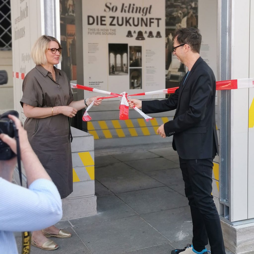 Eröffnung des Pavillons am 11. August 2025